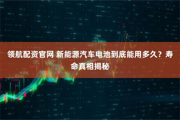 领航配资官网 新能源汽车电池到底能用多久？寿命真相揭秘